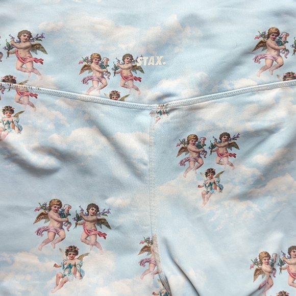 STAX Angel Print Leggings - RARE - Picture 2 of 5